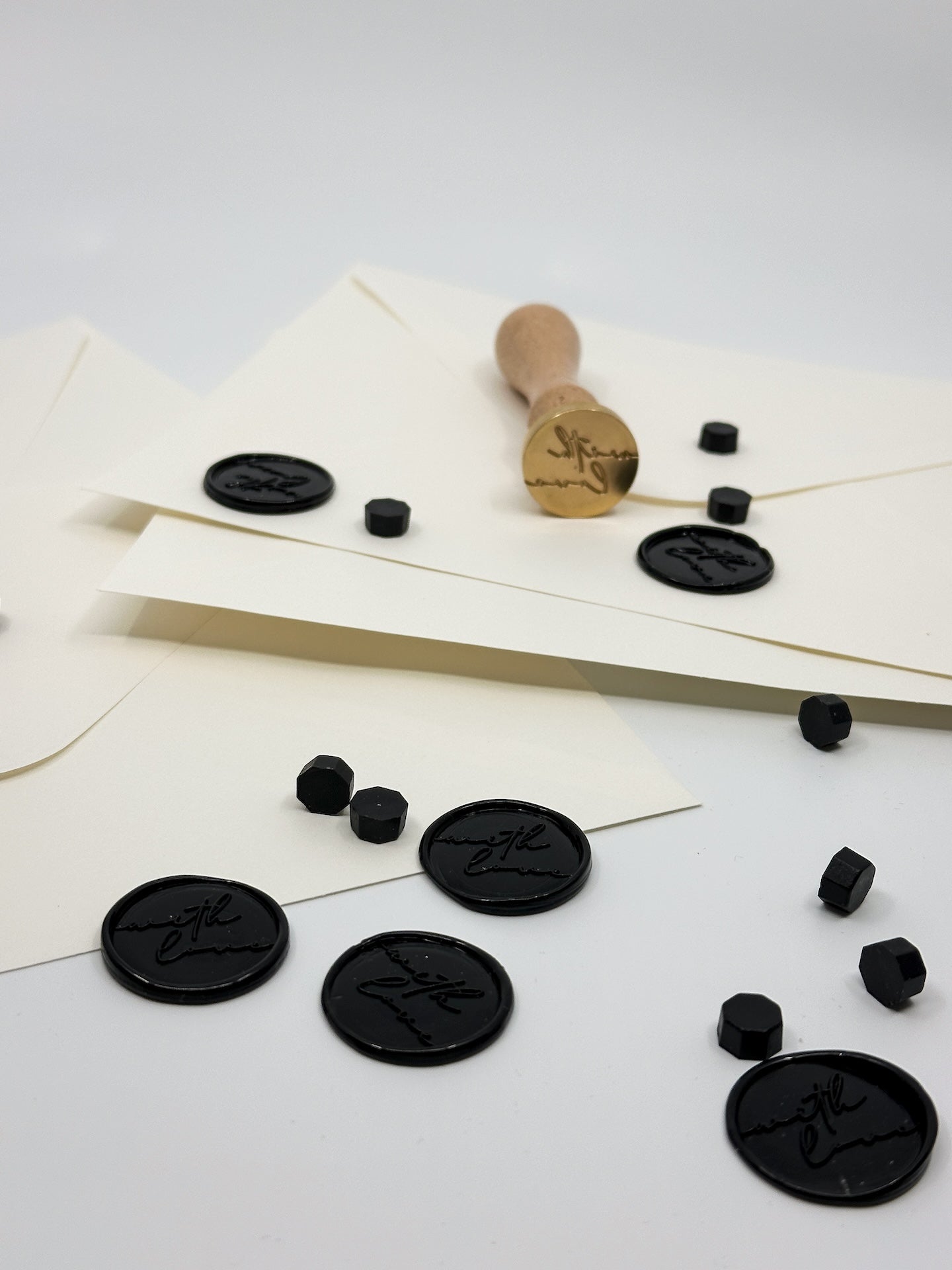 With Love Script Wax Seals