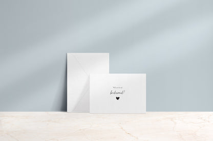 Bridesmaid Proposal Card – Heart Edition