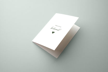 Bridesmaid Proposal Card – Heart Edition