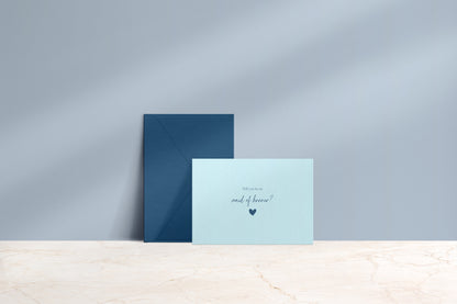 Maid Of Honour Proposal Card – Heart Edition