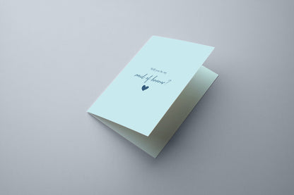 Maid Of Honour Proposal Card – Heart Edition