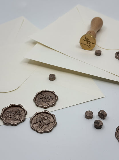 With Love Script Wax Seals
