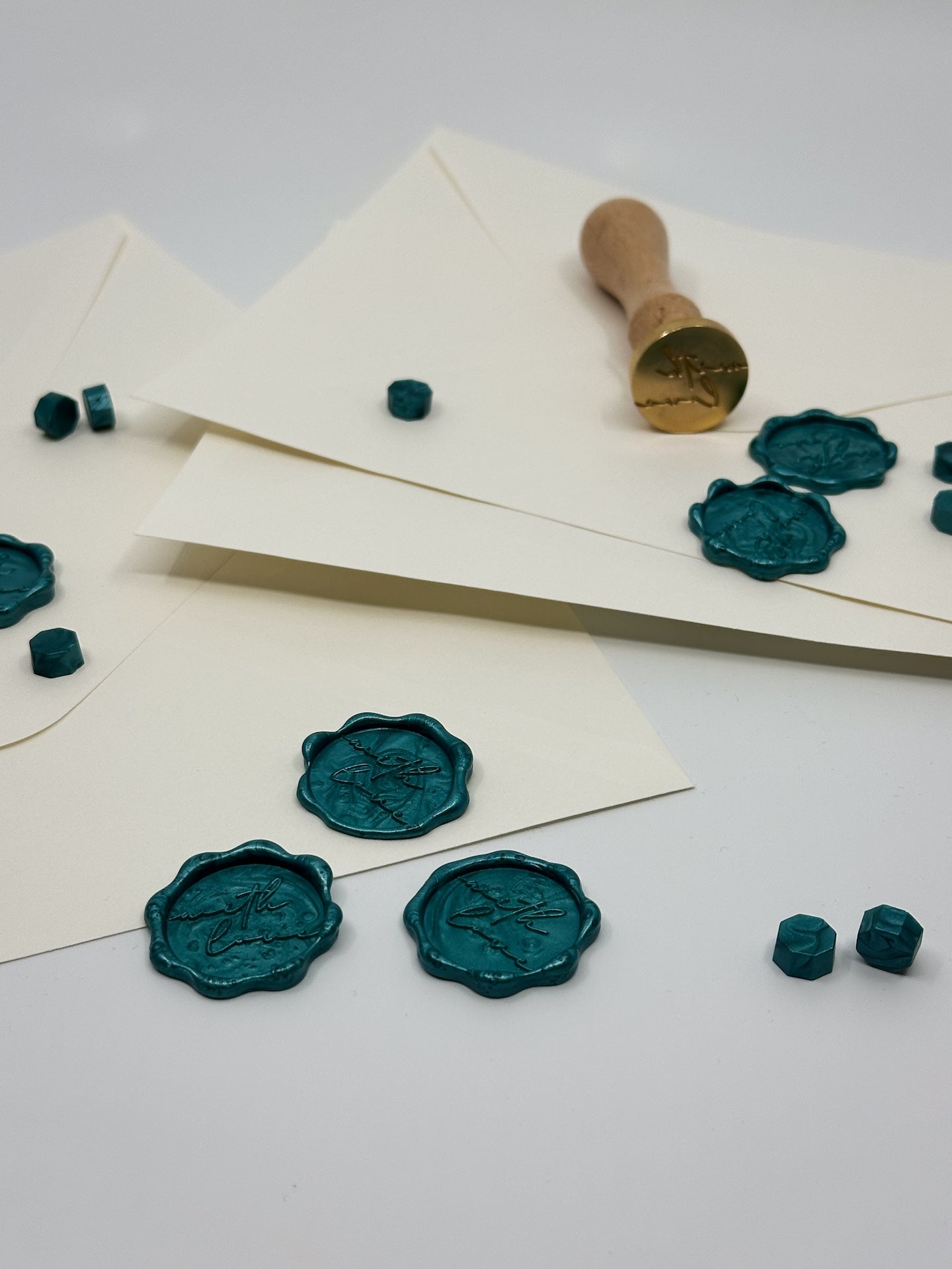 With Love Script Wax Seals
