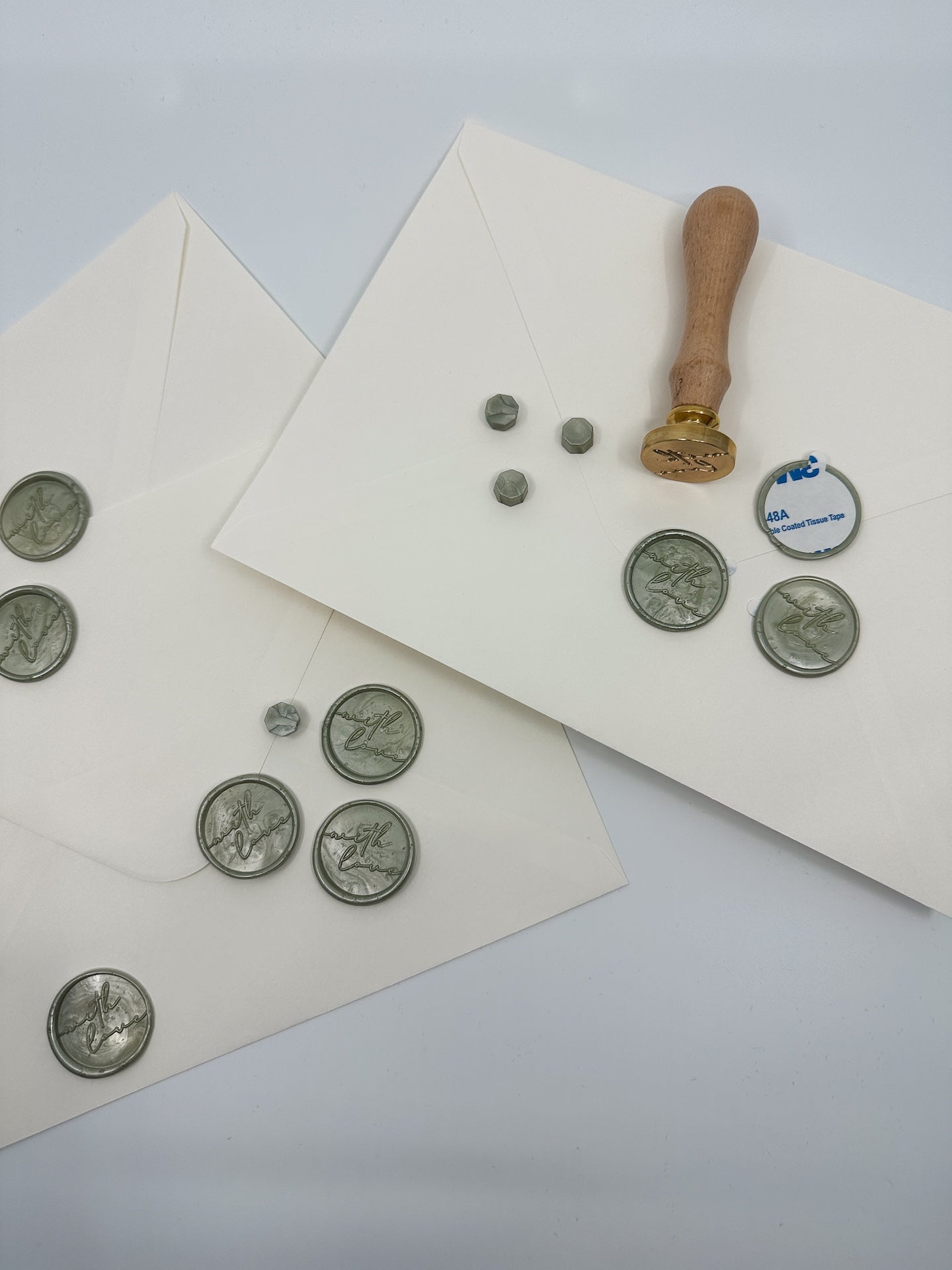 With Love Script Wax Seals