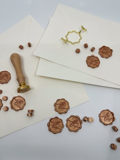 With Love Script Wax Seals
