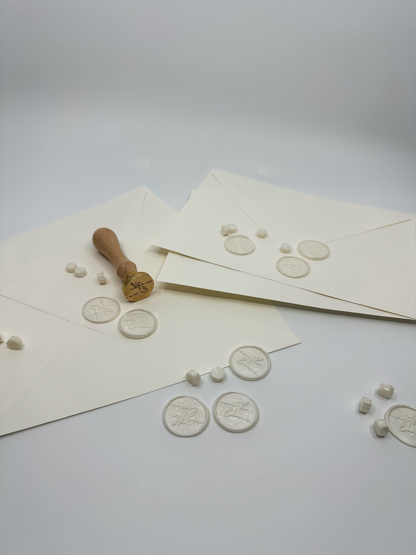 With Love Script Wax Seals