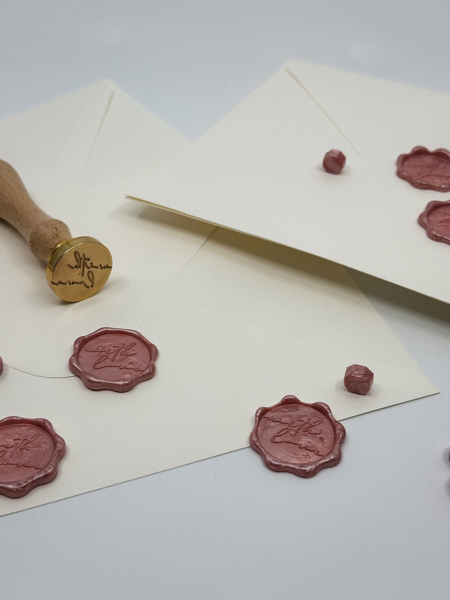 With Love Script Wax Seals