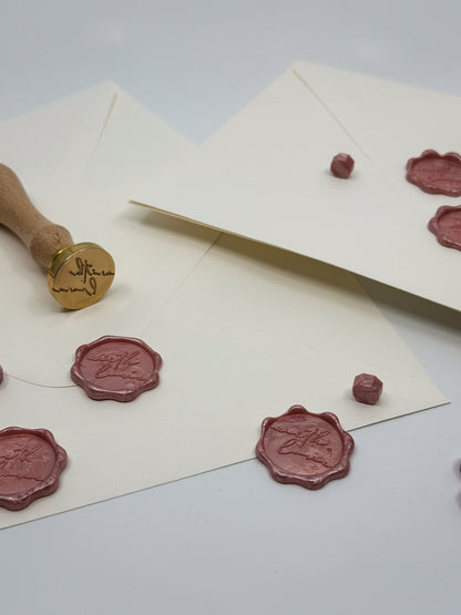 With Love Script Wax Seals