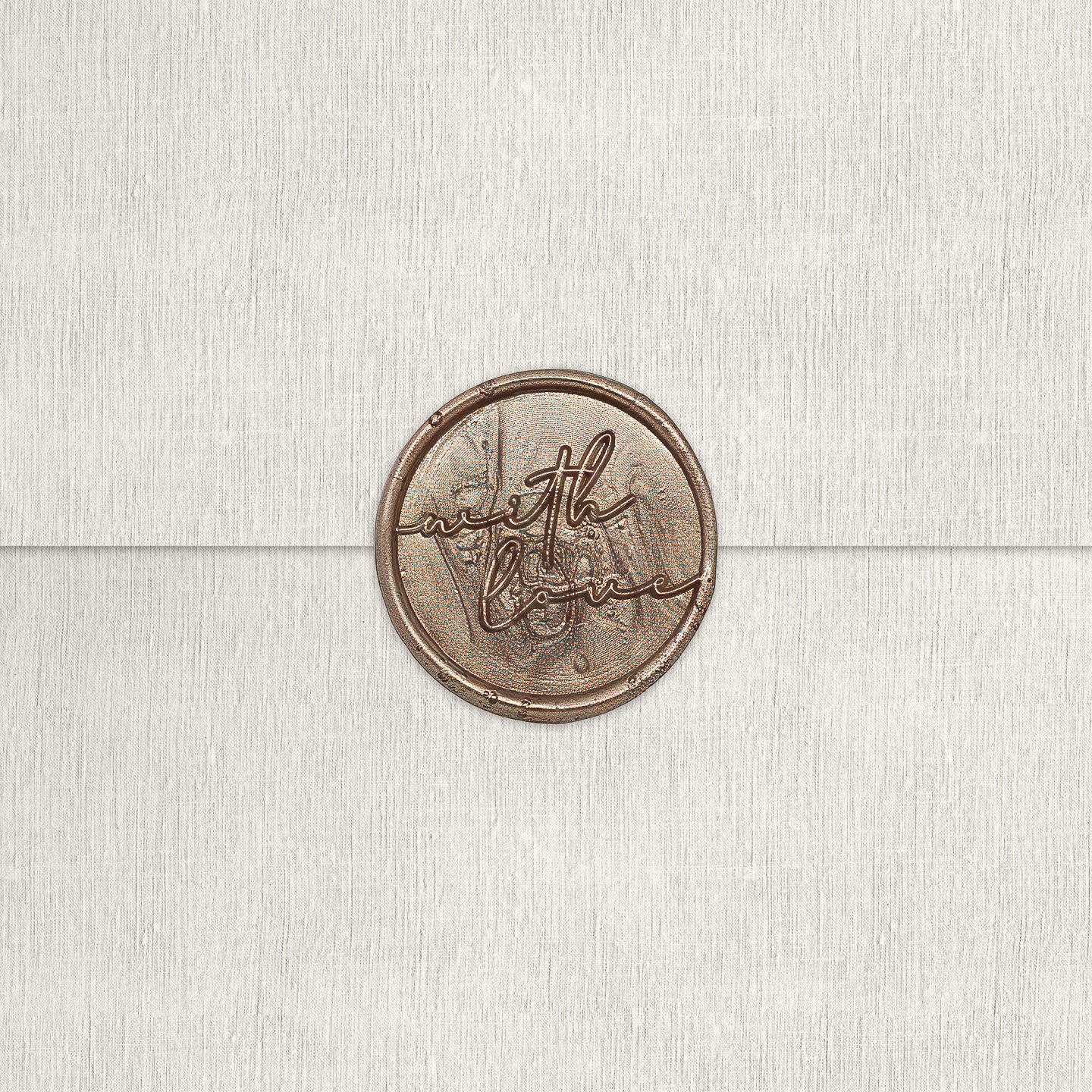 With Love Script Wax Seals