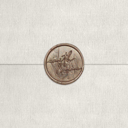 With Love Script Wax Seals