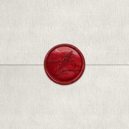 With Love Script Wax Seals