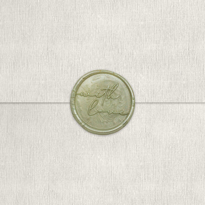 With Love Script Wax Seals