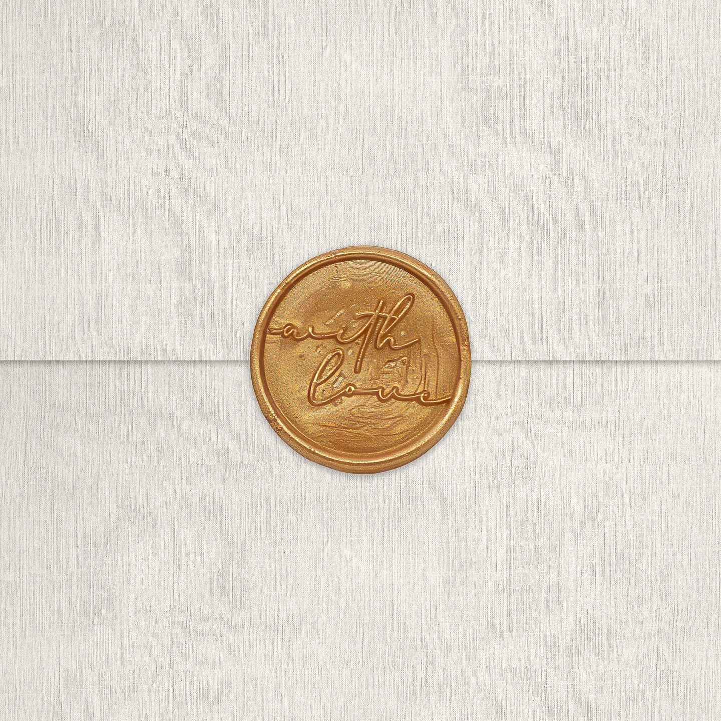 With Love Script Wax Seals