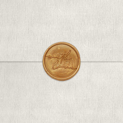 With Love Script Wax Seals