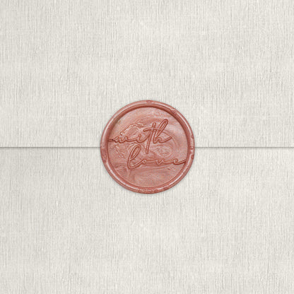 With Love Script Wax Seals