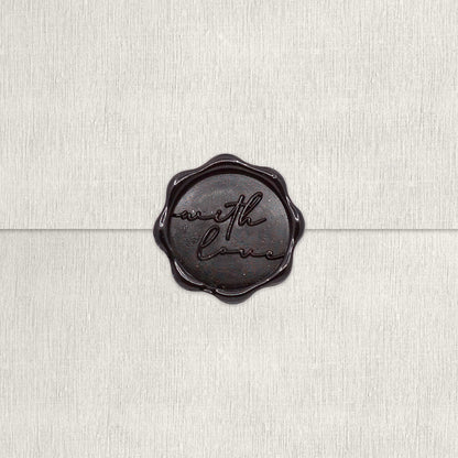 With Love Script Wax Seals