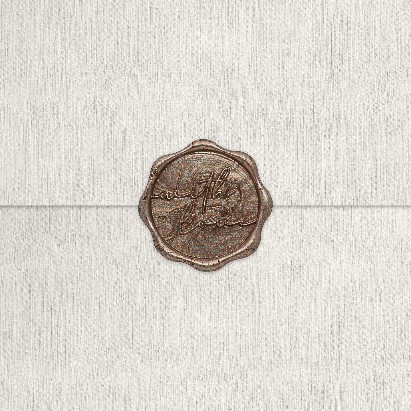 With Love Script Wax Seals