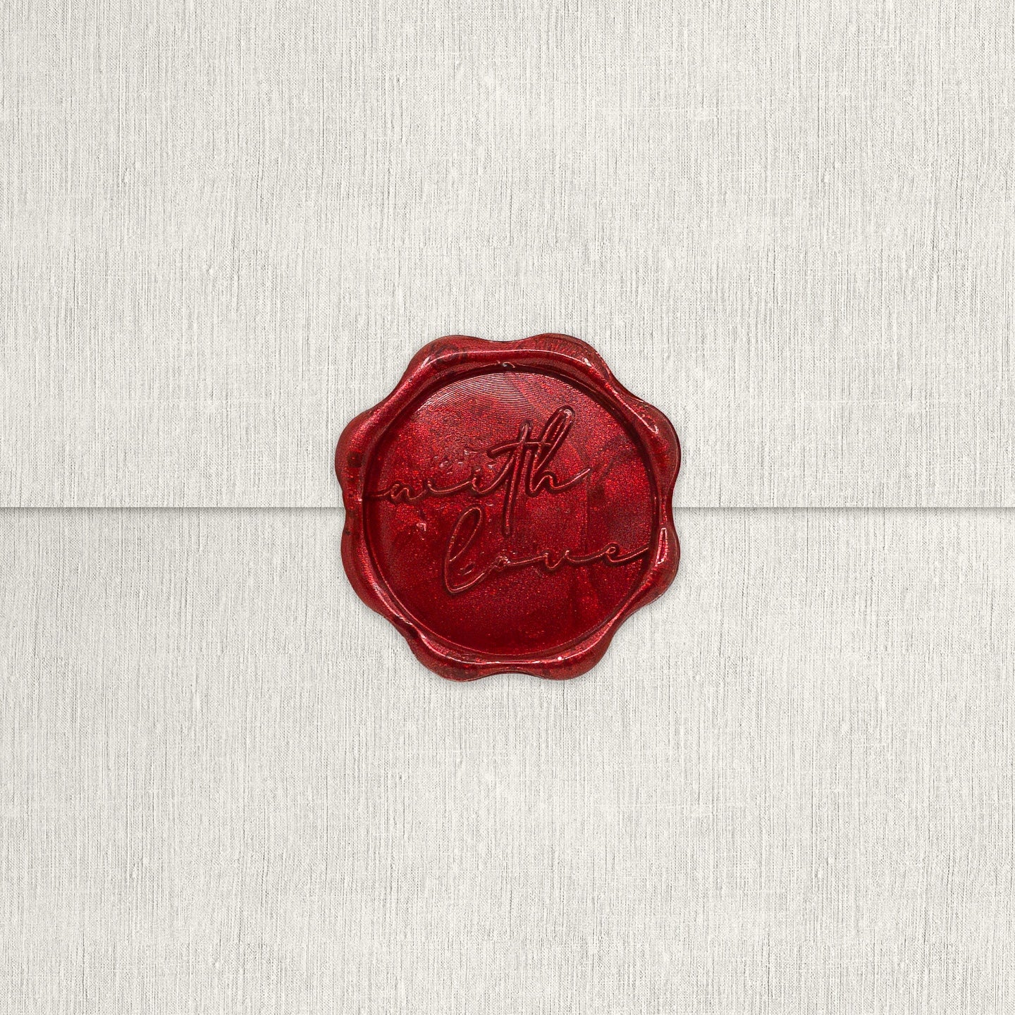 With Love Script Wax Seals