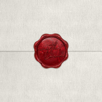 With Love Script Wax Seals