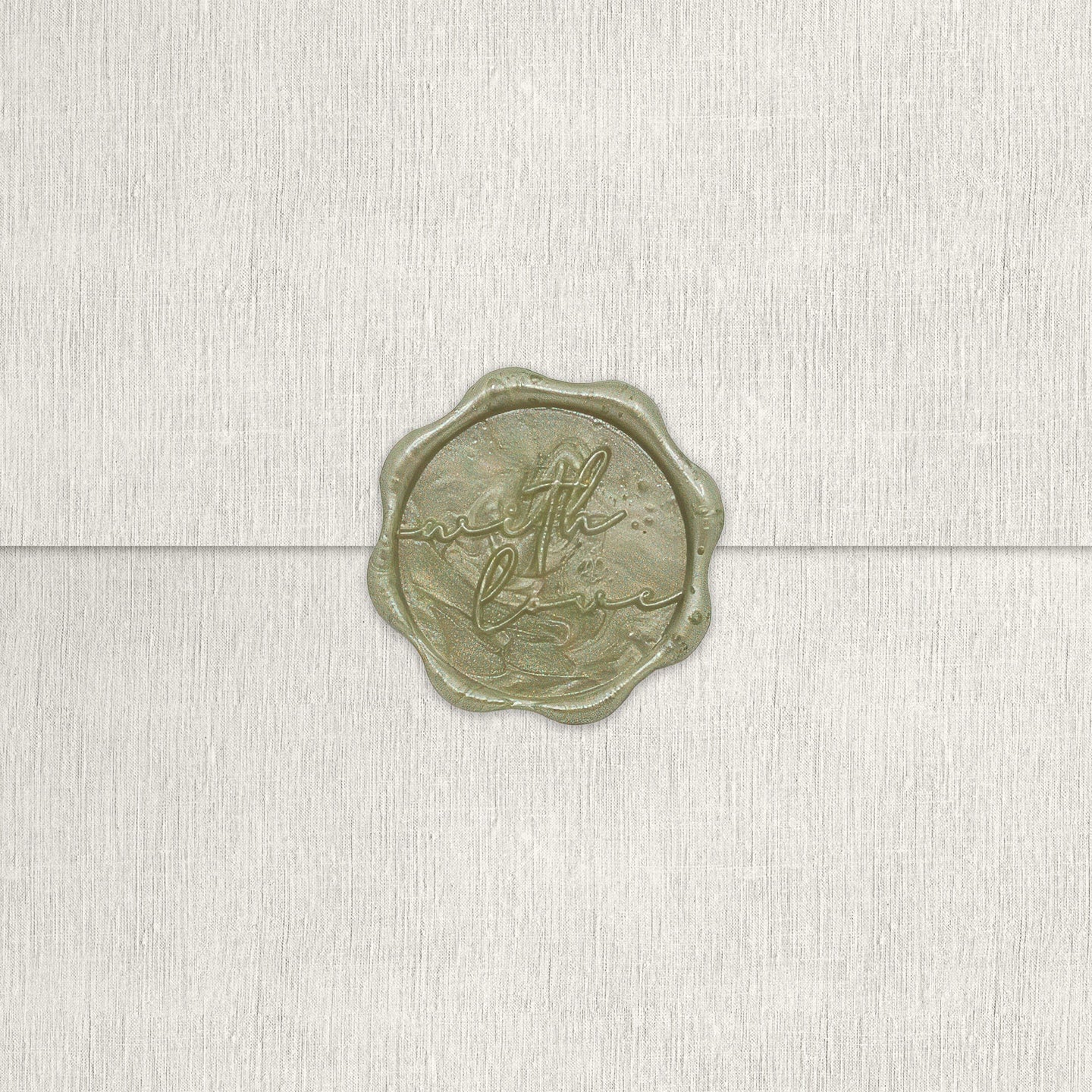 With Love Script Wax Seals