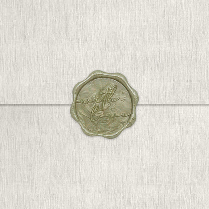 With Love Script Wax Seals