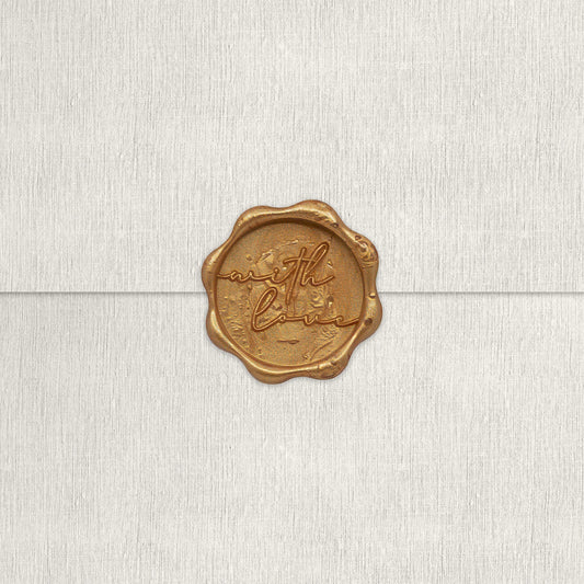 With Love Script Wax Seals