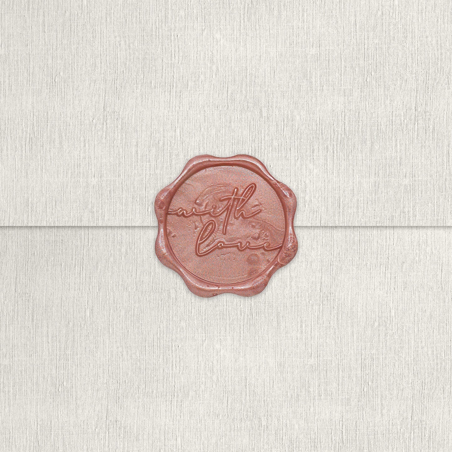 With Love Script Wax Seals