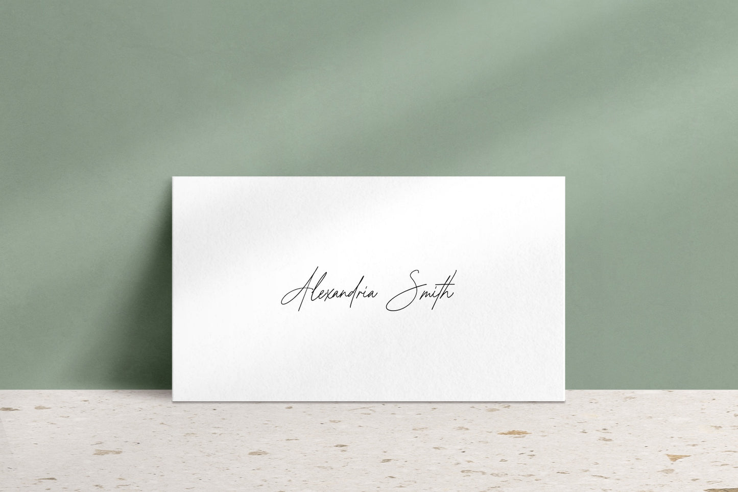 Lined With Love Folded Place Cards