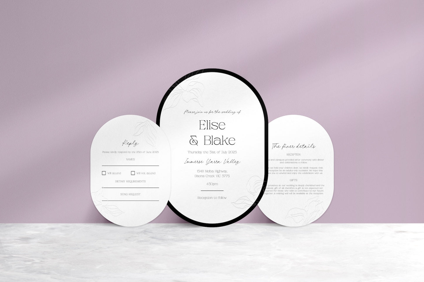 Pick Of The Bunch Invitation Suite