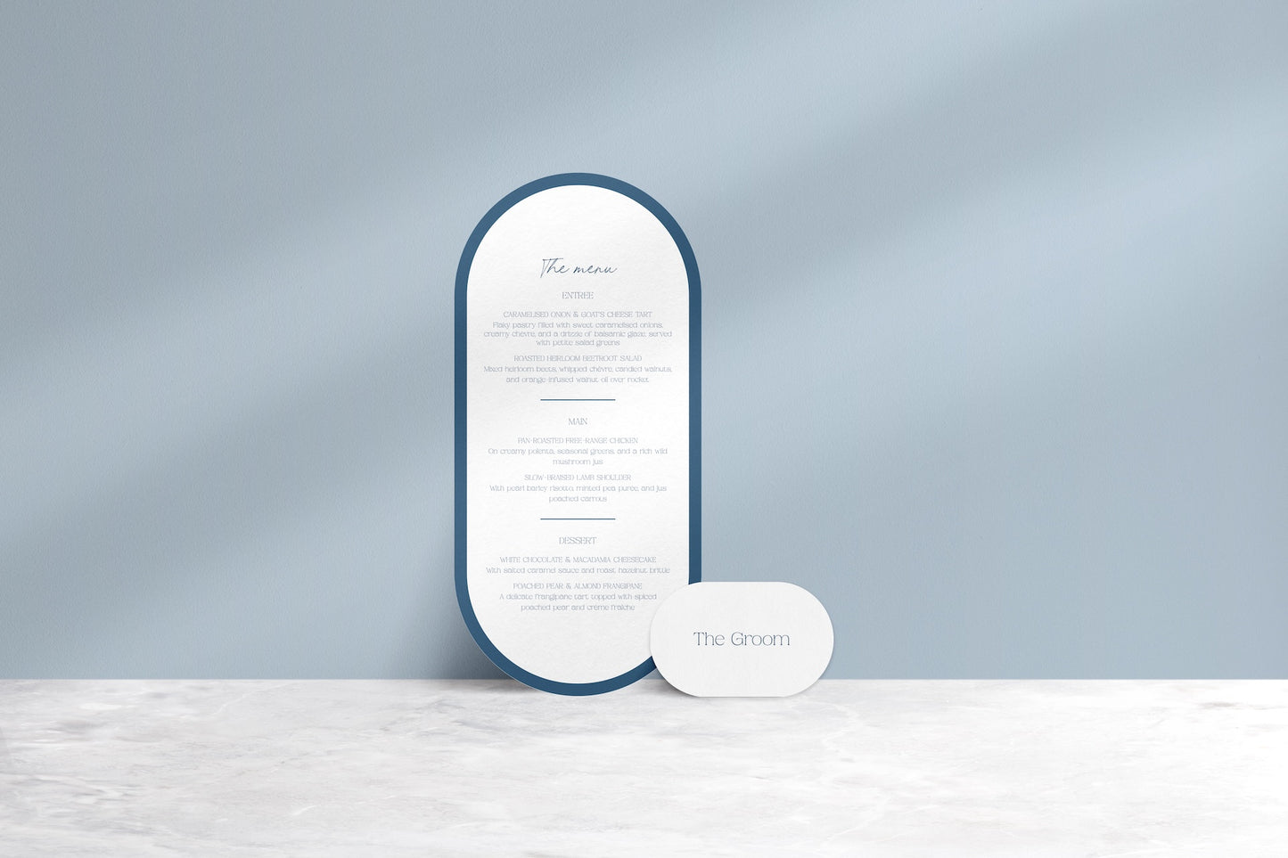 Pick Of The Bunch Menu & Place Cards