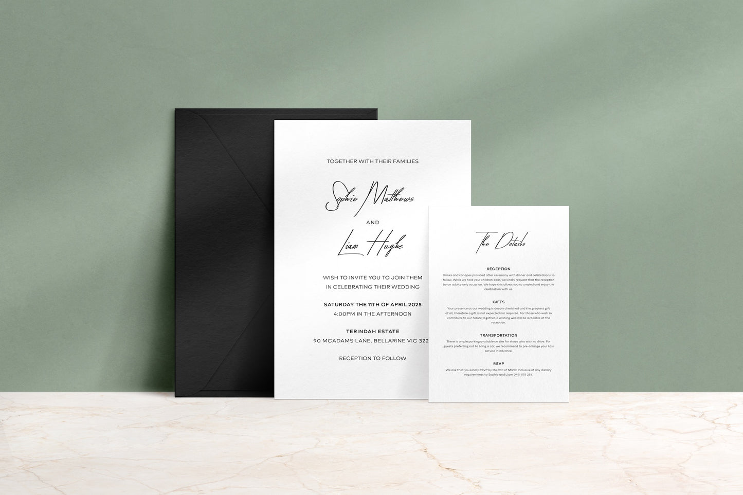 Simply Said Invitation Suite