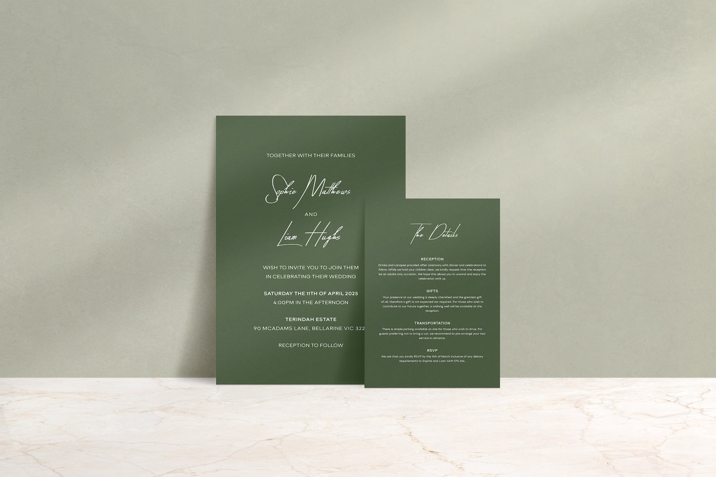 Simply Said Invitation Suite