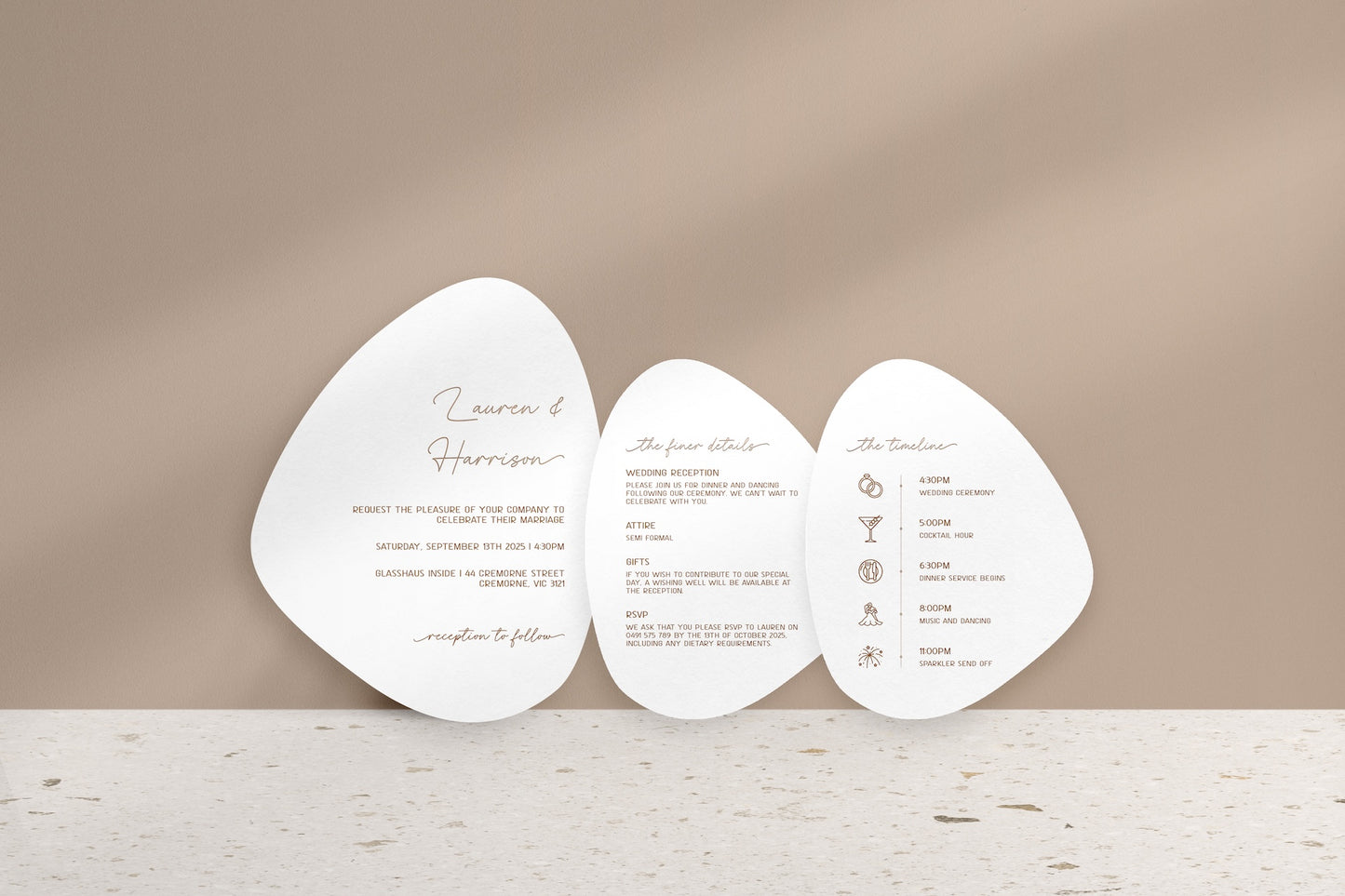 Soft Radiance Invitation Suite