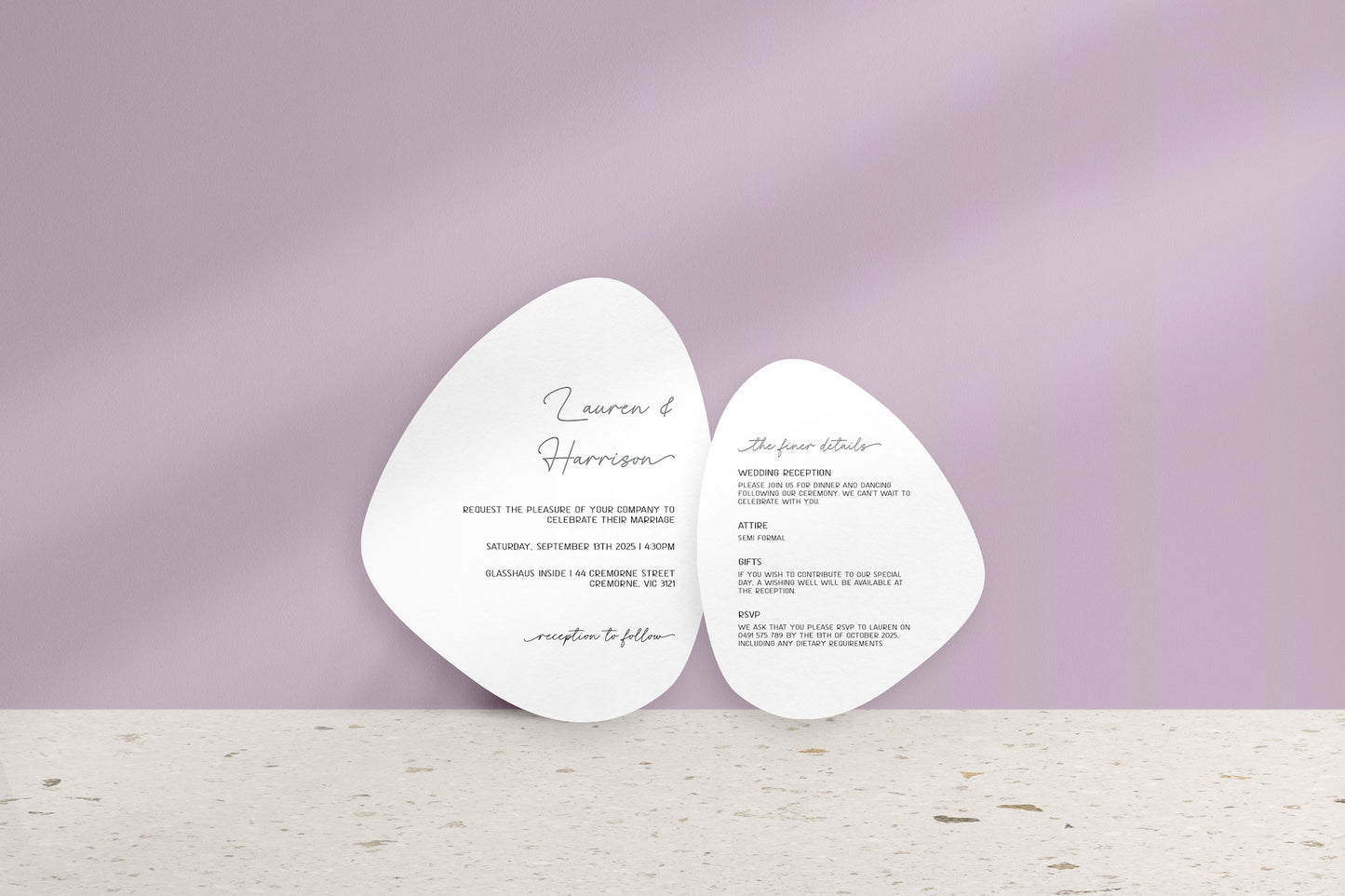 Soft Radiance Invitation Suite