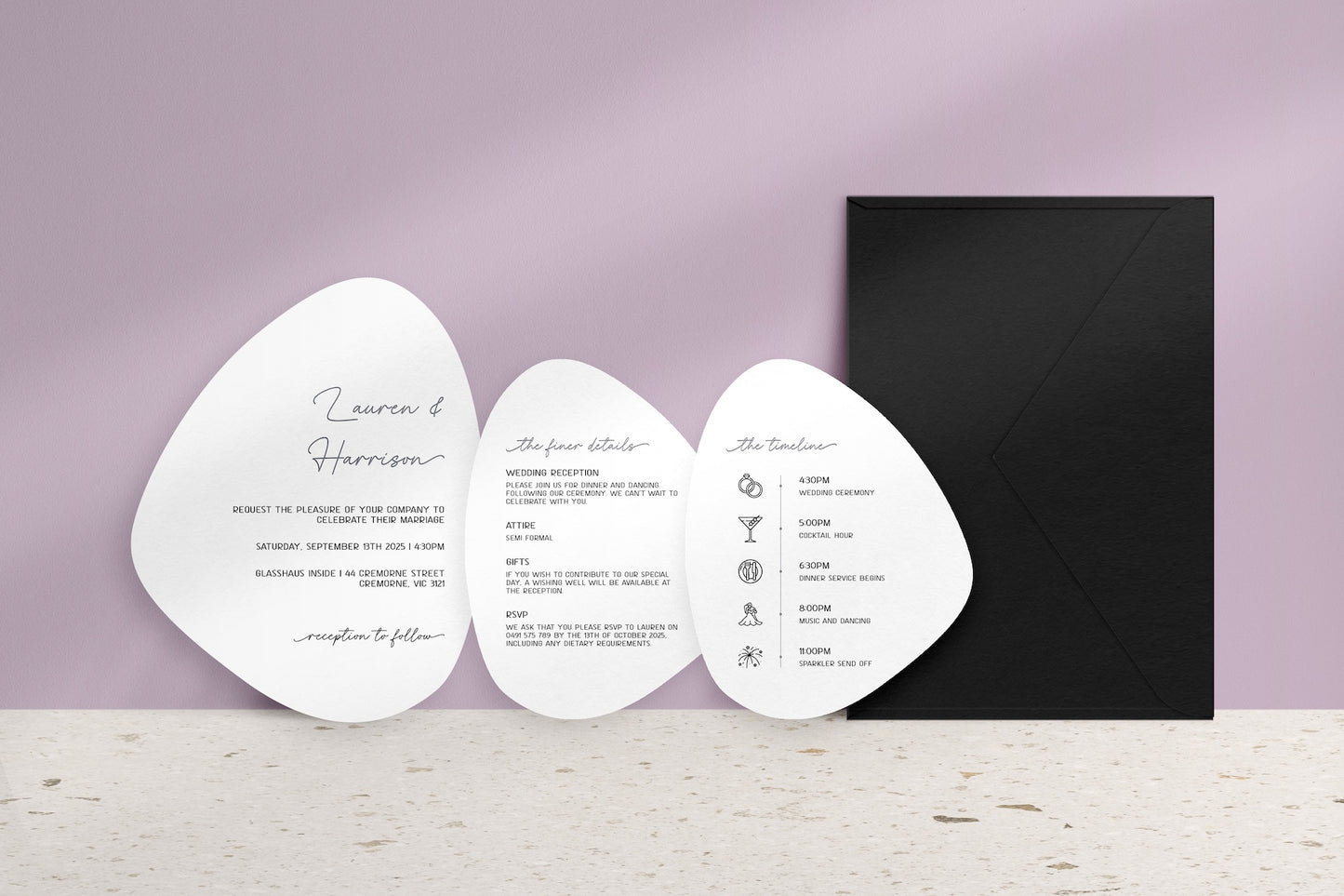 Soft Radiance Invitation Suite