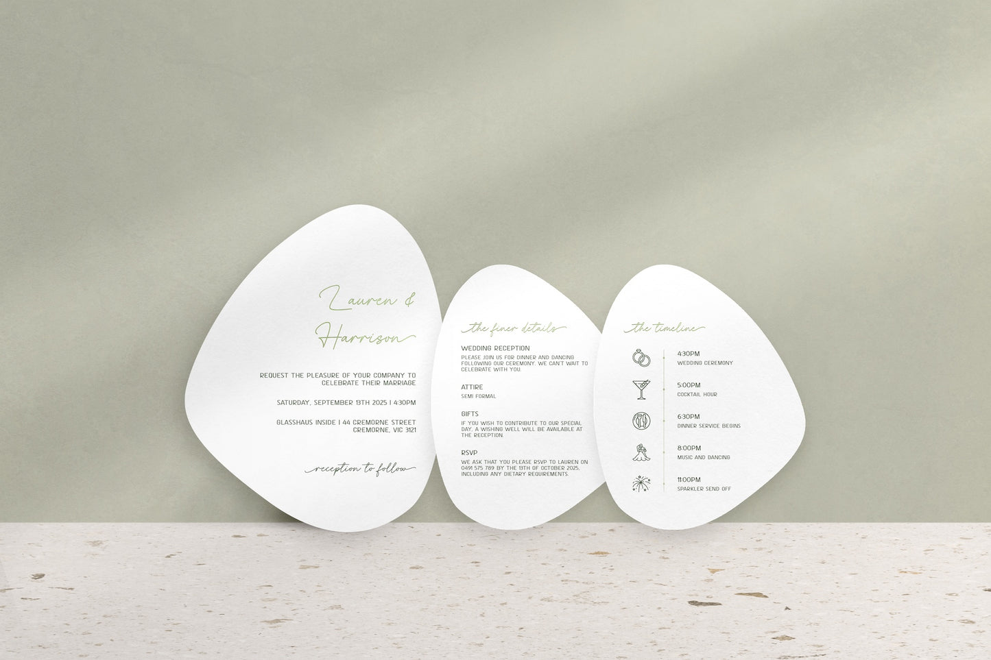 Soft Radiance Invitation Suite