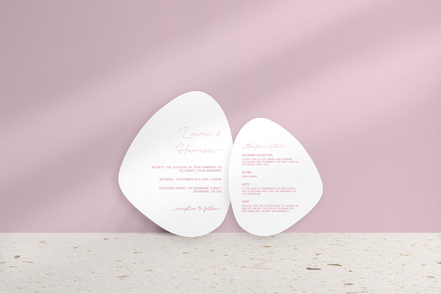 Soft Radiance Invitation Suite