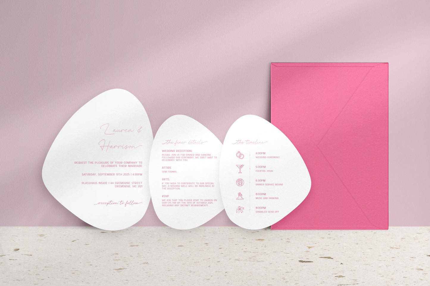 Soft Radiance Invitation Suite