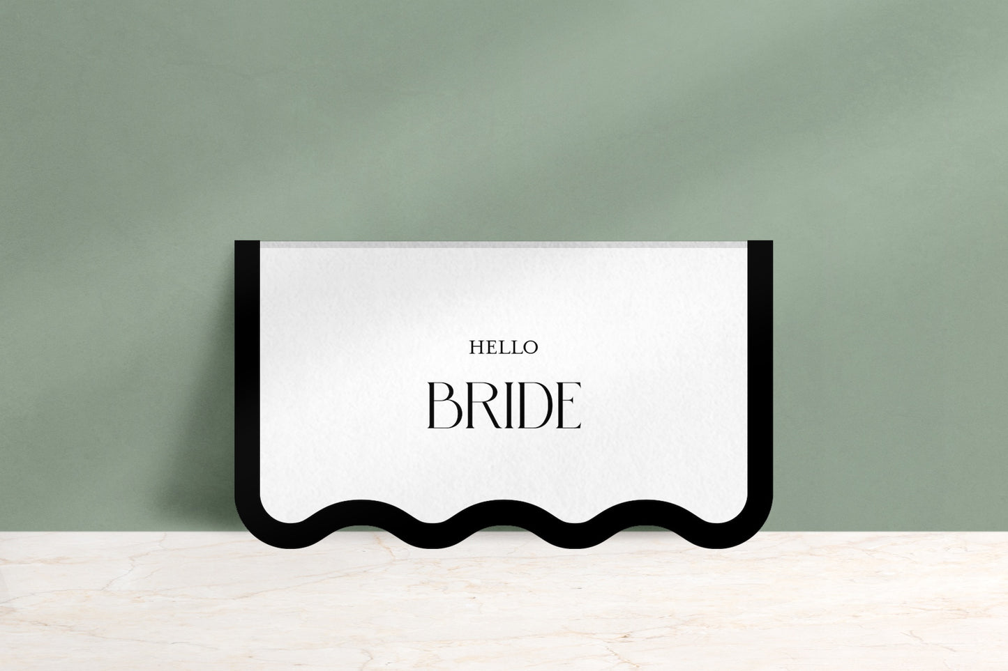 Wavy Baby Place Cards