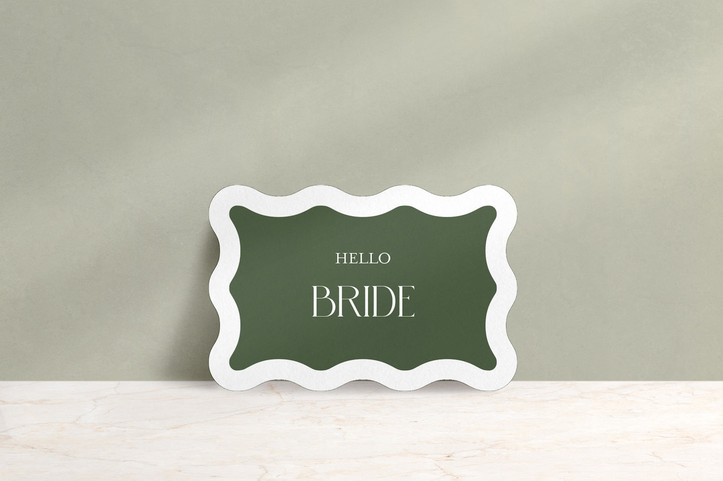 Wavy Baby Place Cards